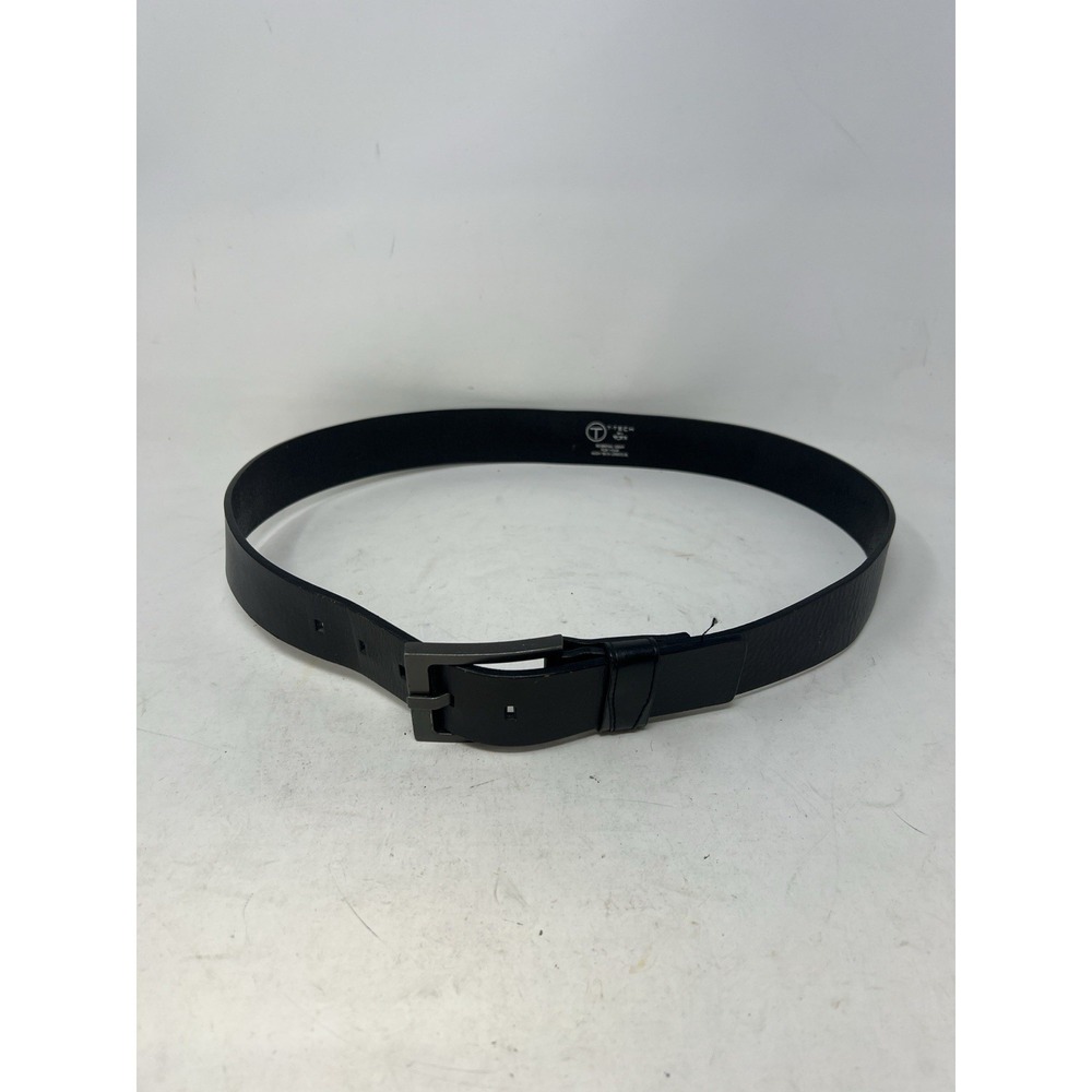 Tumi T-Tech SUPER Dark Chocolate Leather Belt Mens size 36-40 Grunge Chunky